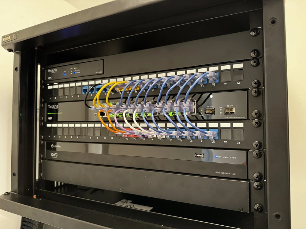 Structured Network Rack by Precision Audio & Video
