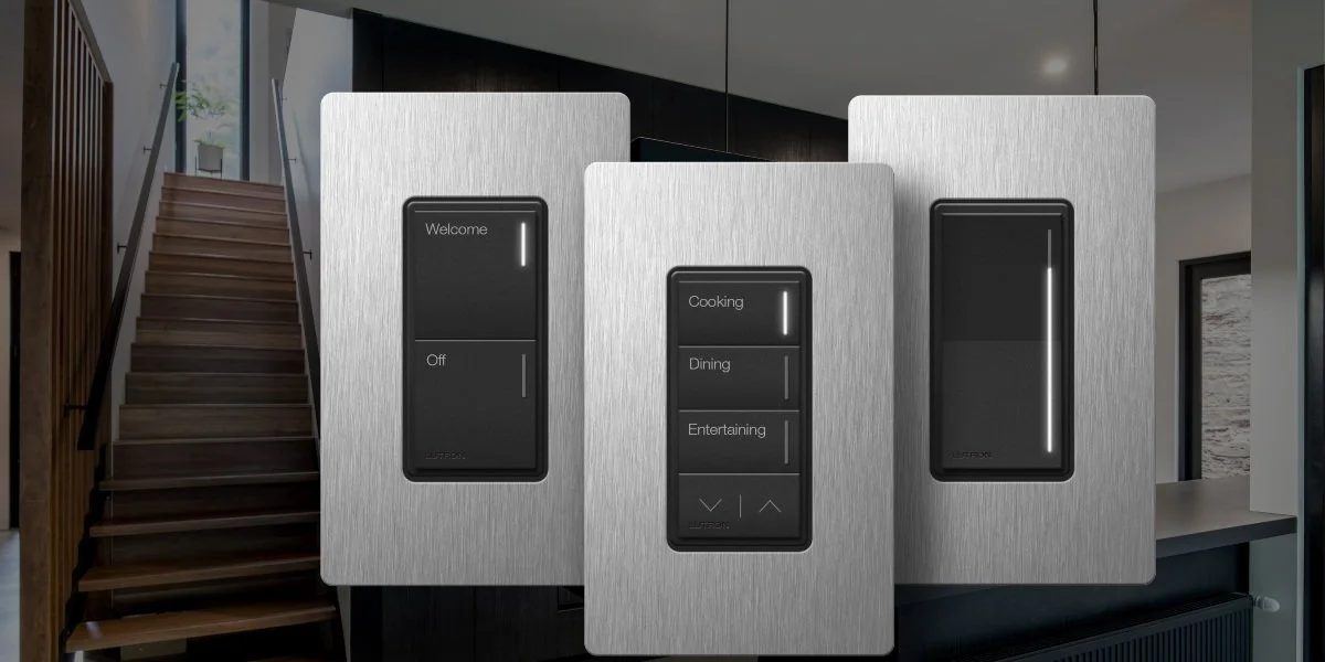 Scene-based lighting control in a luxury home
